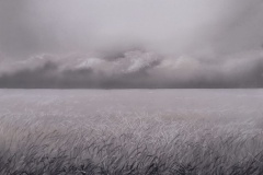 Gefühlte Welt , 2024, Pastell auf Papier,  18 x  24cm 