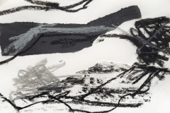 Panorama 2023, Mischtechnik auf Papier,  10,5 x 14,8 cm